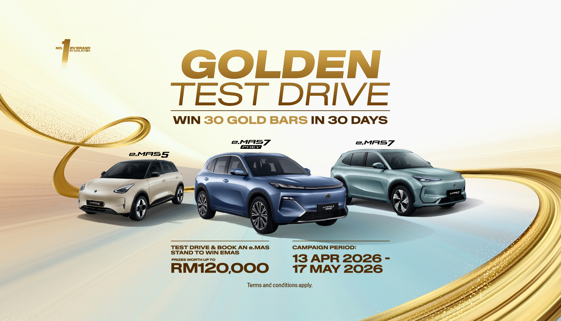Golden Test Drive Banner
